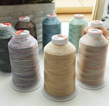 Нитки Гинко/Gingko Мультиколор  5000м